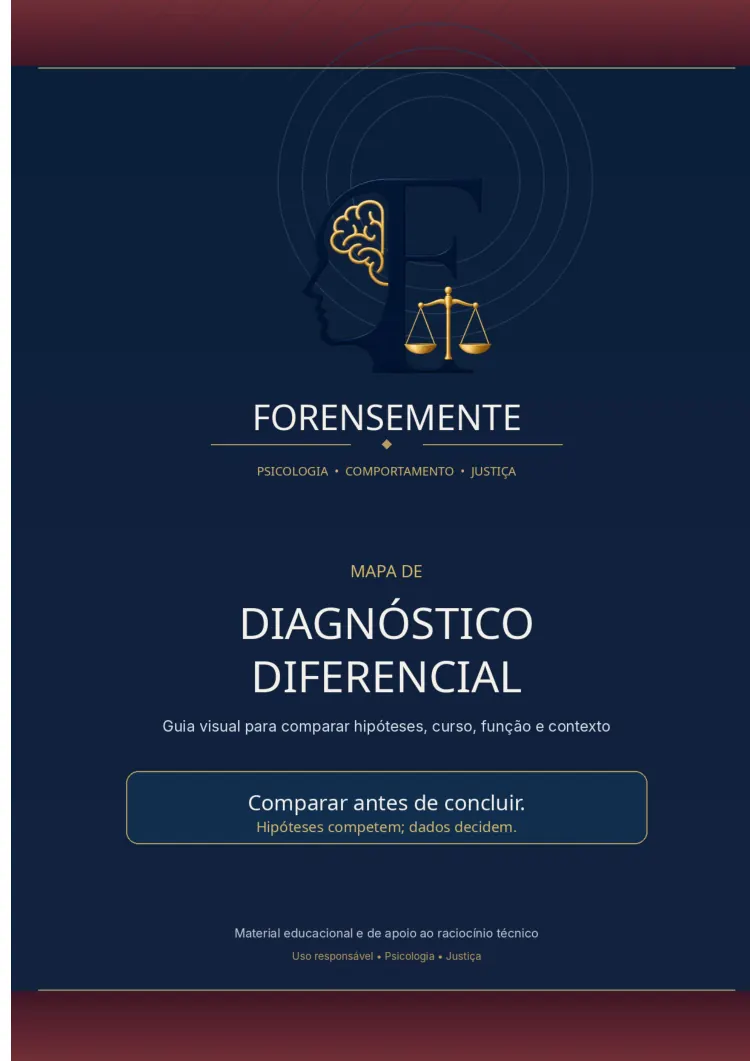 Capa do Mapa de Diagnóstico Diferencial
